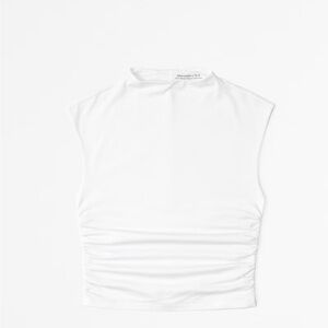 Abercrombie White Sleeveless Top
